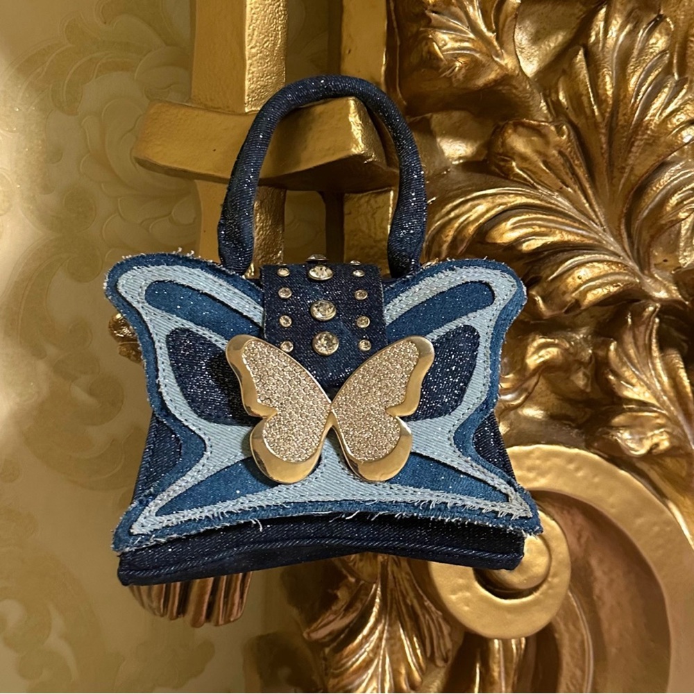 Vintage Inspired Butterfly Bag with Details